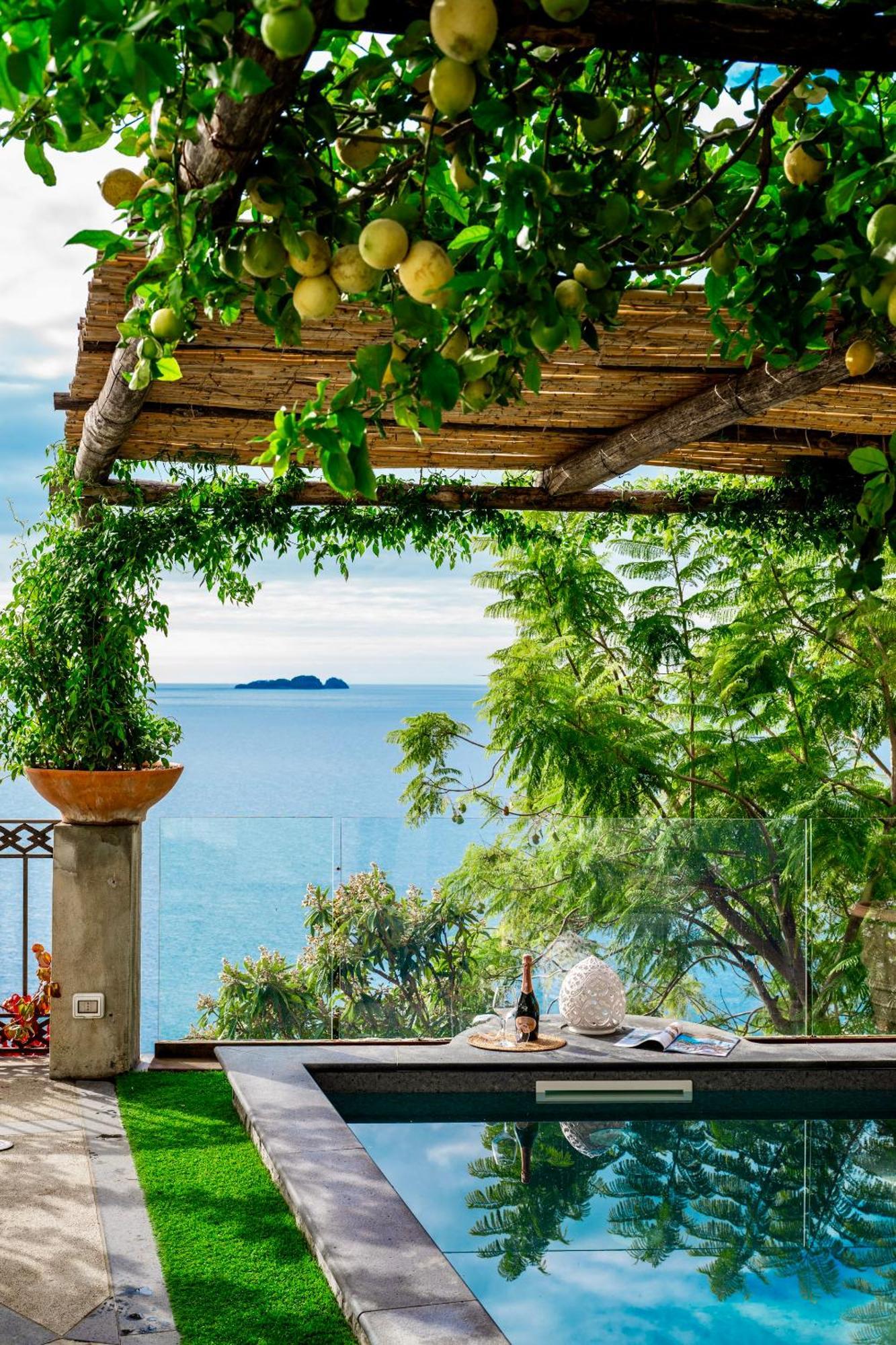 Yourhome - Villa Aldo Marino Positano Eksteriør billede