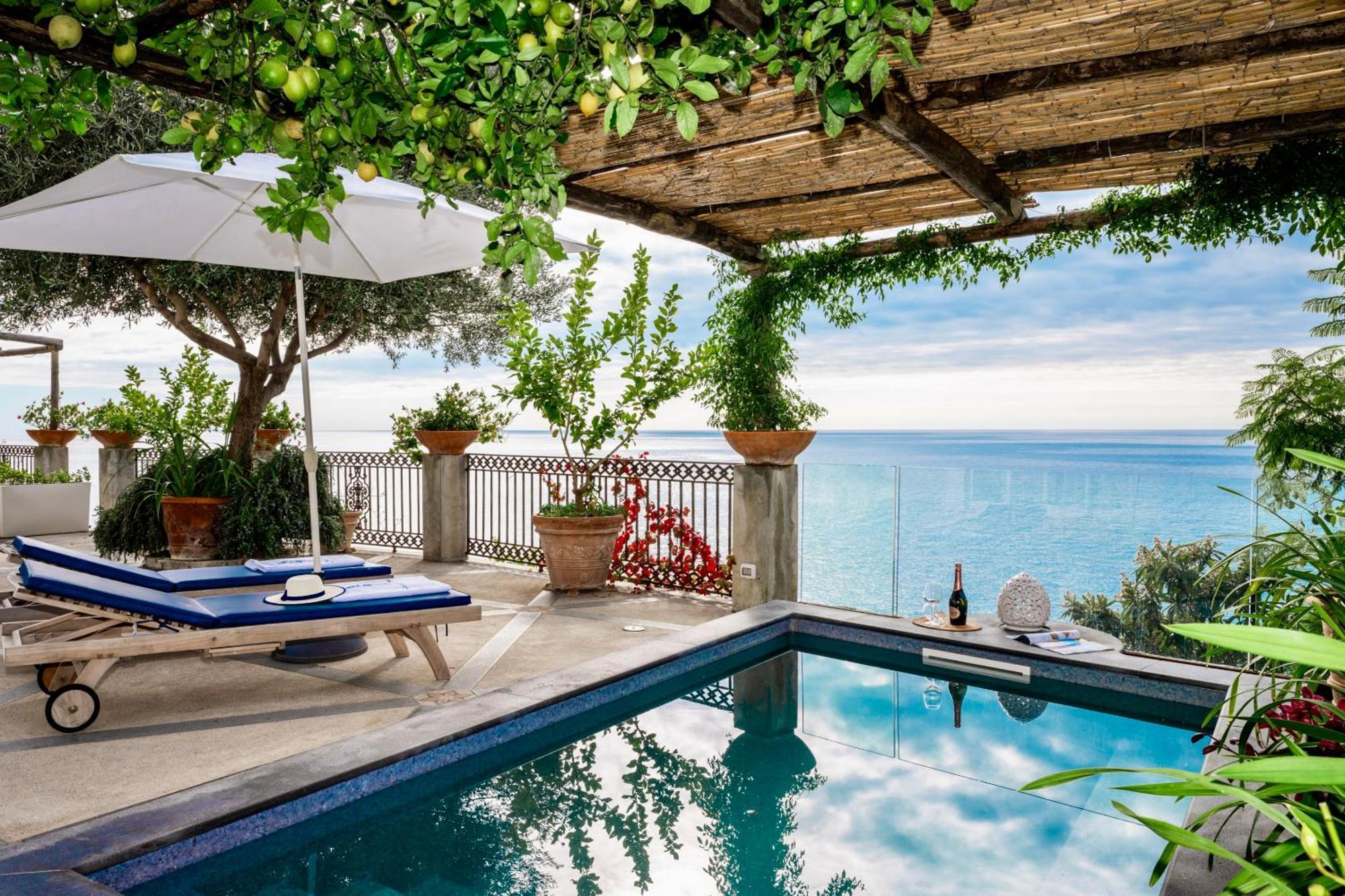 Yourhome - Villa Aldo Marino Positano Eksteriør billede